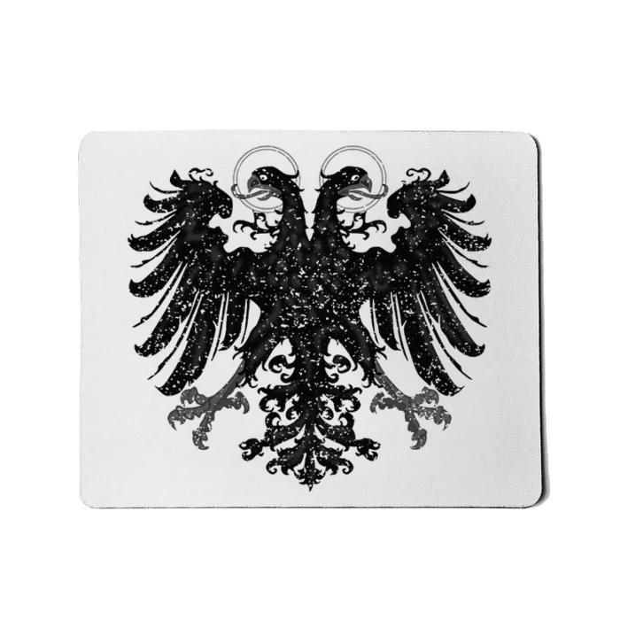 Holy Roman Empire Banner Flag Double Headed Eagle Mousepad