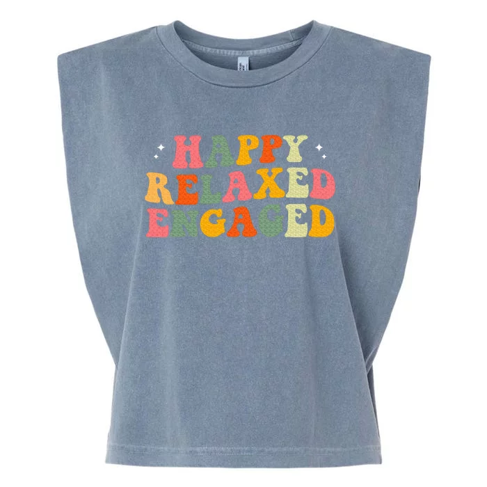 Happy Relaxed Engaged Garment-Dyed Women's Muscle Tee