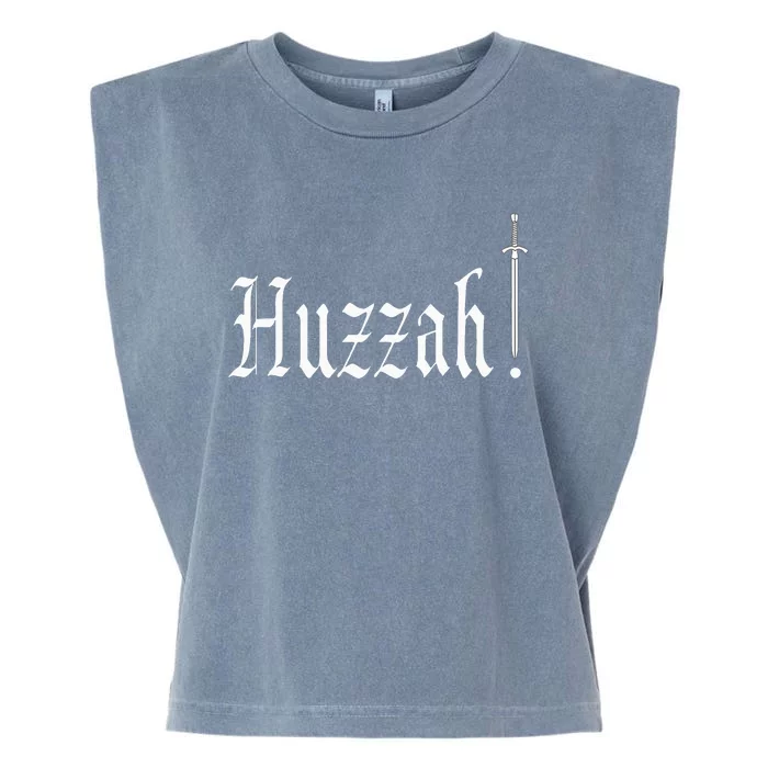 Huzzah Renaissance Faire Renfest Medieval Jousting Festival Garment-Dyed Women's Muscle Tee