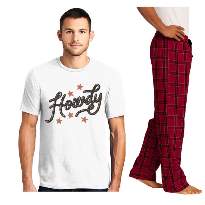 Howdy Rope Funny And Humorous Country Western Cowboy Phrase Pajama Set