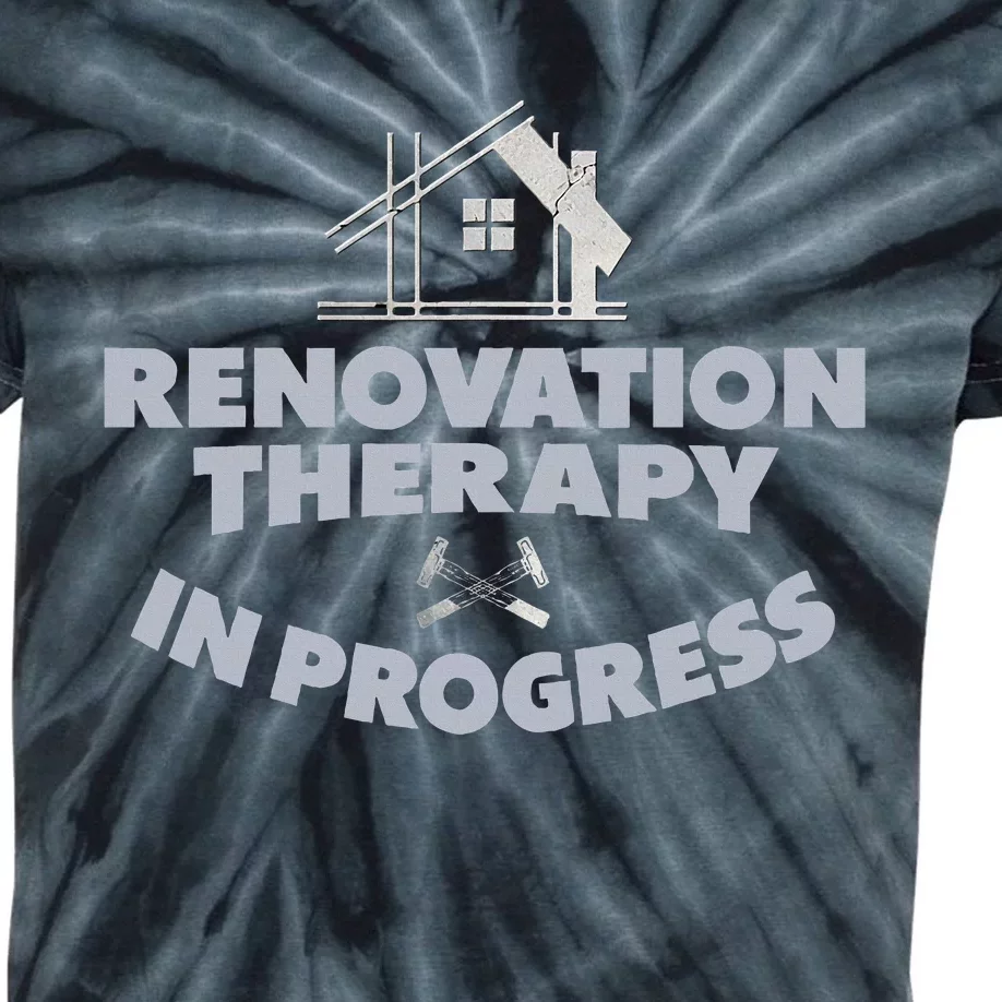 Home Renovation Funny Renovation Home Improvement Kids Tie-Dye T-Shirt