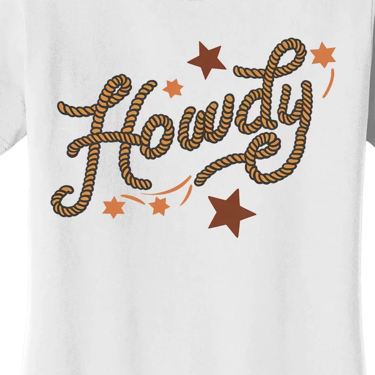 Howdy Rope Funny & Humorous Country Western Cowboy Women's T-Shirt