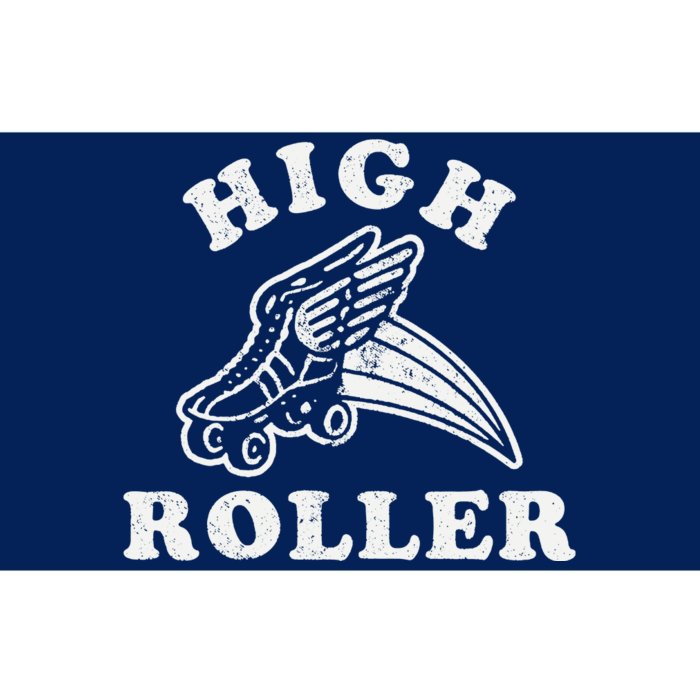 High Roller Funny Roller Skating Meme Bumper Sticker