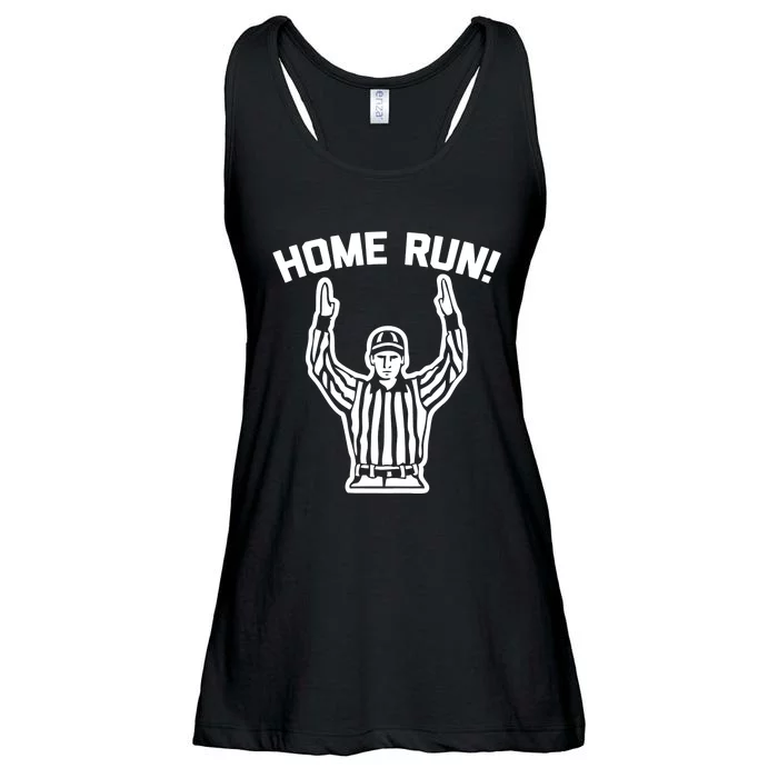 Home Run! (Football Referee) funny saying sarcastic Ladies Essential Flowy Tank