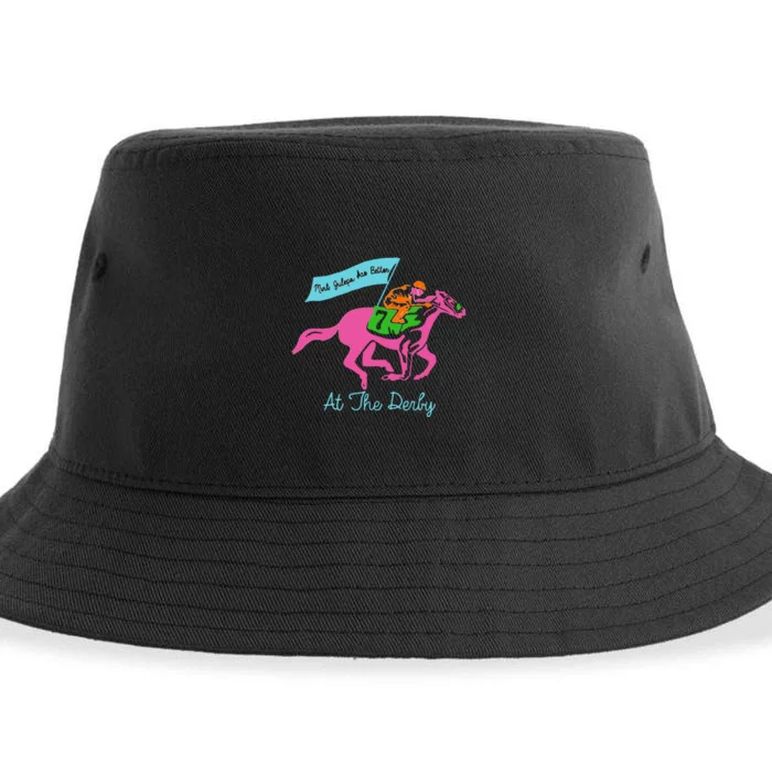 Horse Race Funny Derby Sustainable Bucket Hat