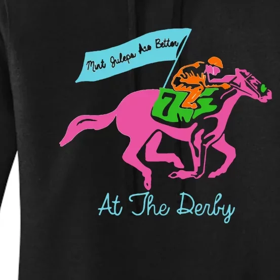 Horse Race Funny Derby Women's Pullover Hoodie