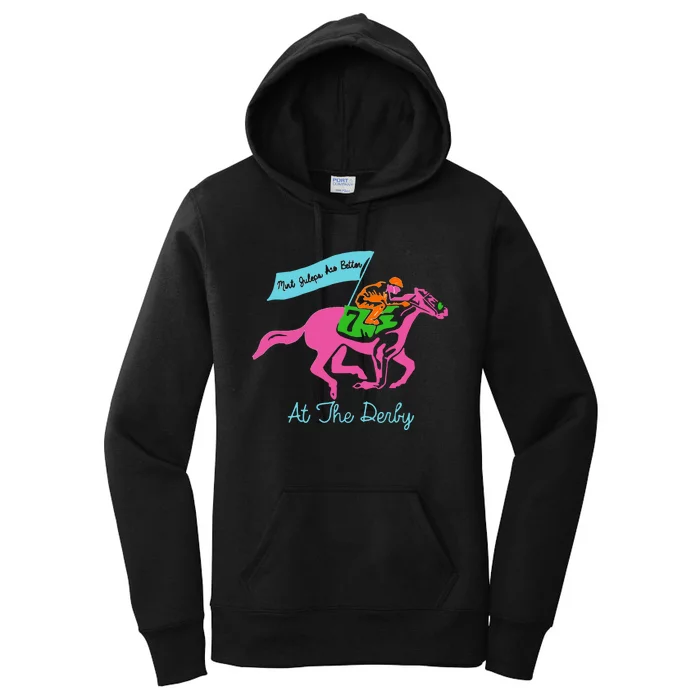 Horse Race Funny Derby Women's Pullover Hoodie