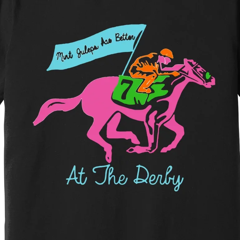 Horse Race Funny Derby Premium T-Shirt