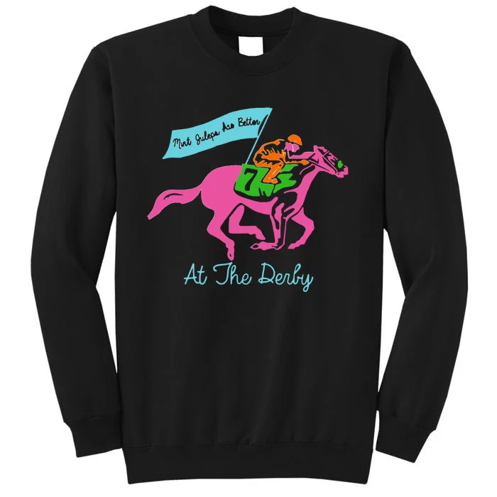 Horse Race Funny Derby Tall Sweatshirt