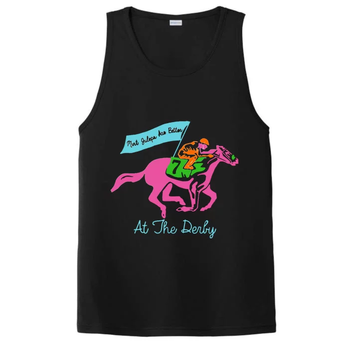 Horse Race Funny Derby Performance Tank