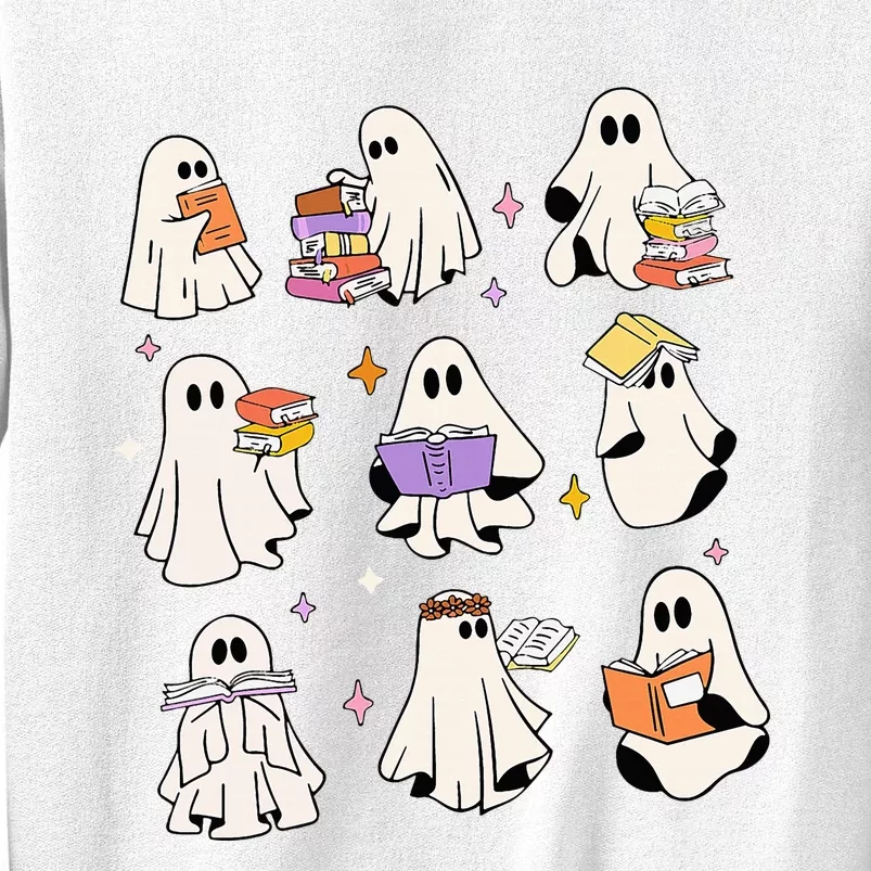 Halloween Reading Ghost Autumn Fall Spooky Sweatshirt