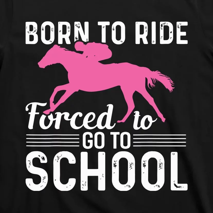 Horseback Riding Girl Funny Horse T-Shirt