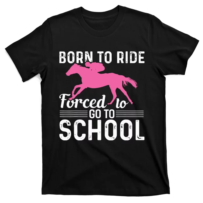 Horseback Riding Girl Funny Horse T-Shirt