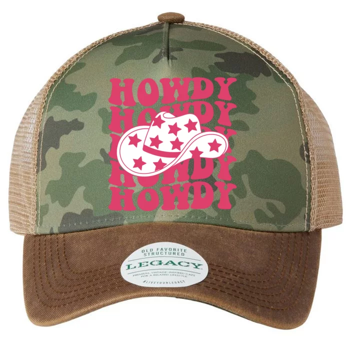 Howdy Retro Groovy Legacy Tie Dye Trucker Hat