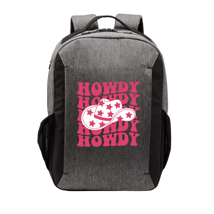 Howdy Retro Groovy Vector Backpack