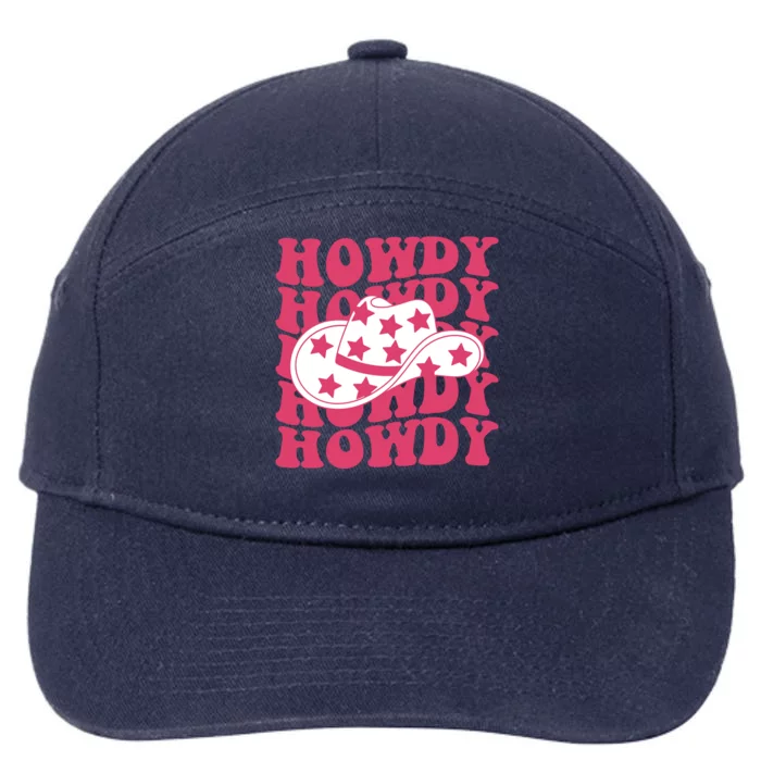 Howdy Retro Groovy 7-Panel Snapback Hat