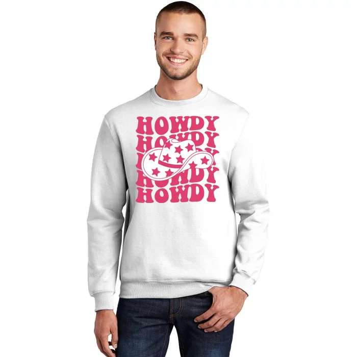 Howdy Retro Groovy Sweatshirt