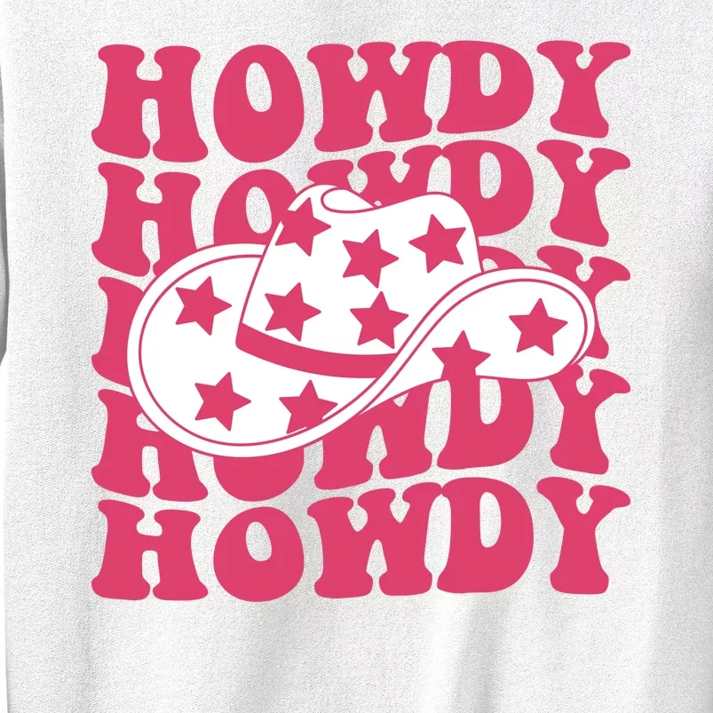 Howdy Retro Groovy Sweatshirt