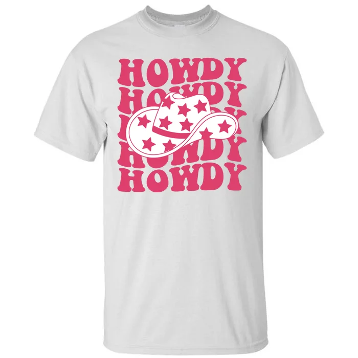 Howdy Retro Groovy Tall T-Shirt