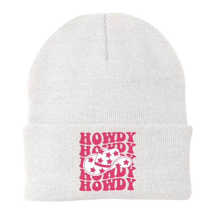 Howdy Retro Groovy Knit Cap Winter Beanie