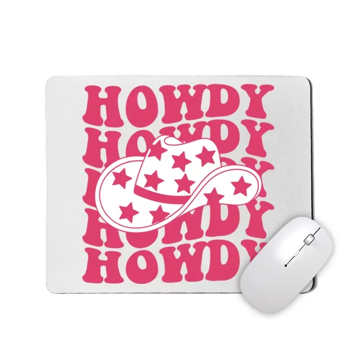 Howdy Retro Groovy Mousepad