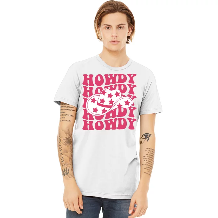 Howdy Retro Groovy Premium T-Shirt