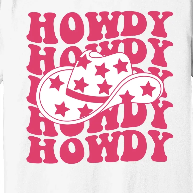 Howdy Retro Groovy Premium T-Shirt