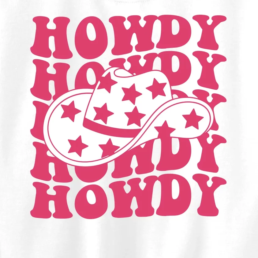 Howdy Retro Groovy Kids Sweatshirt