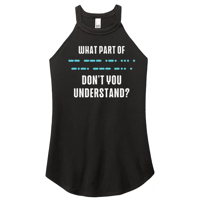 Ham Radio Gear Design Ham Operator Amateur Radio Women’s Perfect Tri Rocker Tank