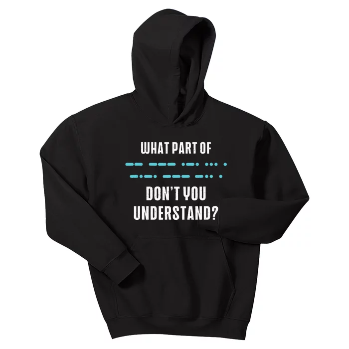 Ham Radio Gear Design Ham Operator Amateur Radio Kids Hoodie