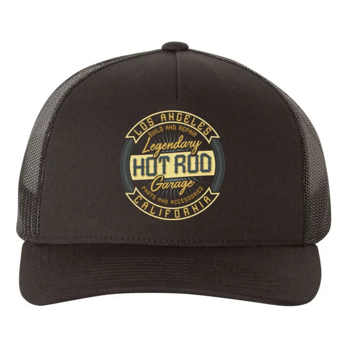 Hot Rod Garage Yupoong Adult 5-Panel Trucker Hat