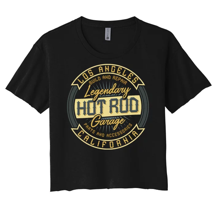 Hot Rod Garage Women's Crop Top Tee