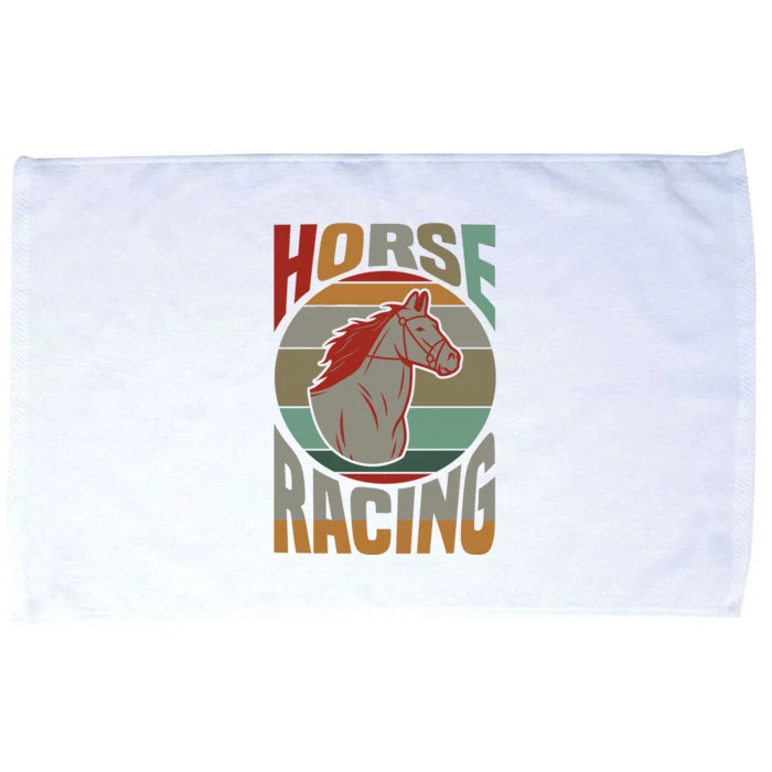 Horse Racing Microfiber Hand Towel