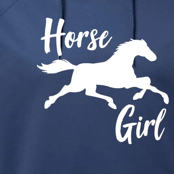 Horseback Riding Horse Gift Performance Fleece Hoodie