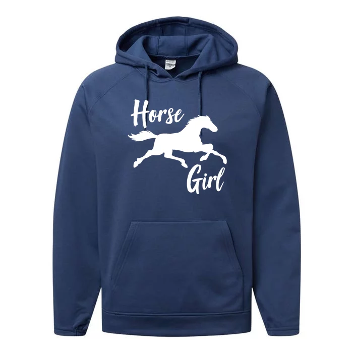 Horseback Riding Horse Gift Performance Fleece Hoodie