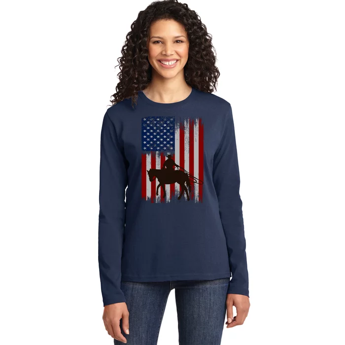 Horse Riding Ladies Long Sleeve Shirt