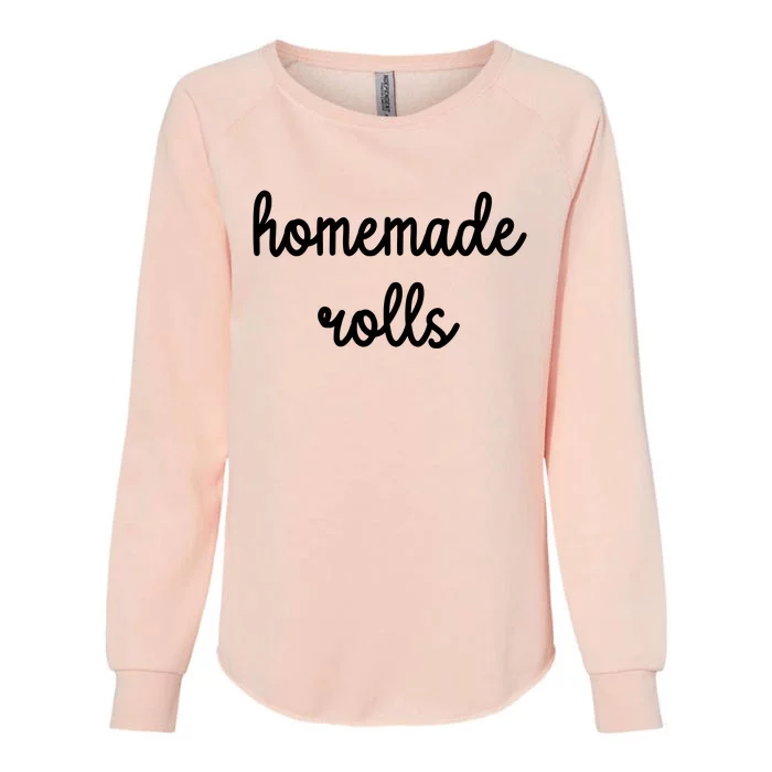 Homemade Rolls Womens California Wash Sweatshirt