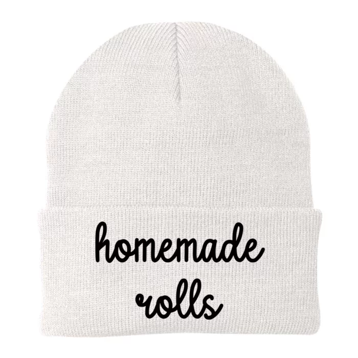 Homemade Rolls Knit Cap Winter Beanie