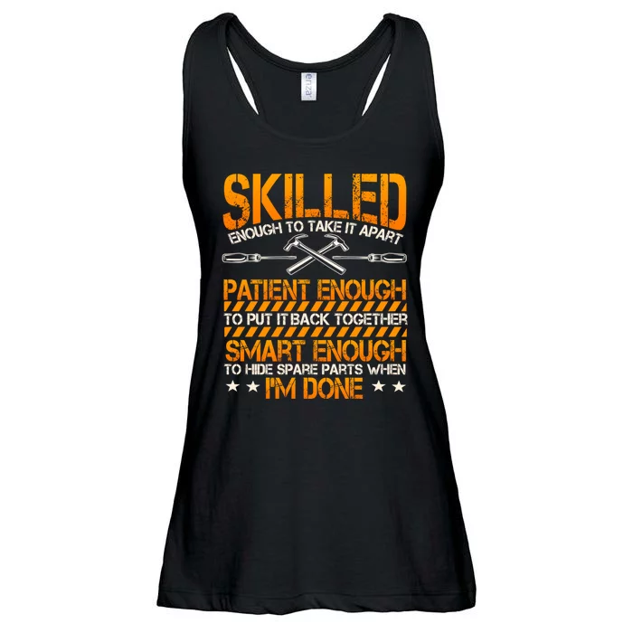 Handyman Repairman Handworker Builder Handyperson Fixer Ladies Essential Flowy Tank