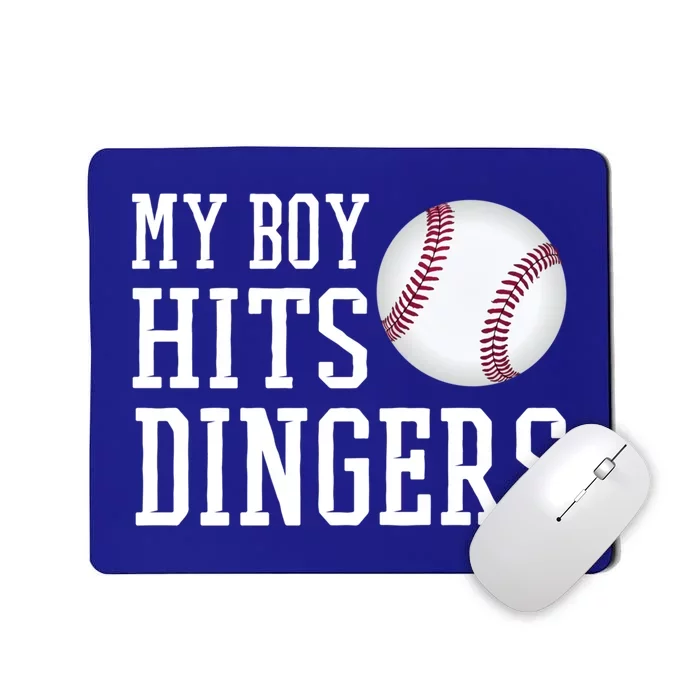 Home Run Hitter Songreat Giftproud Baseball Dad Great Gift Proud Baseball Mom Gr Mousepad