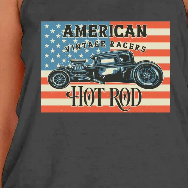 Hot Rod Women's Knotted Racerback Tank