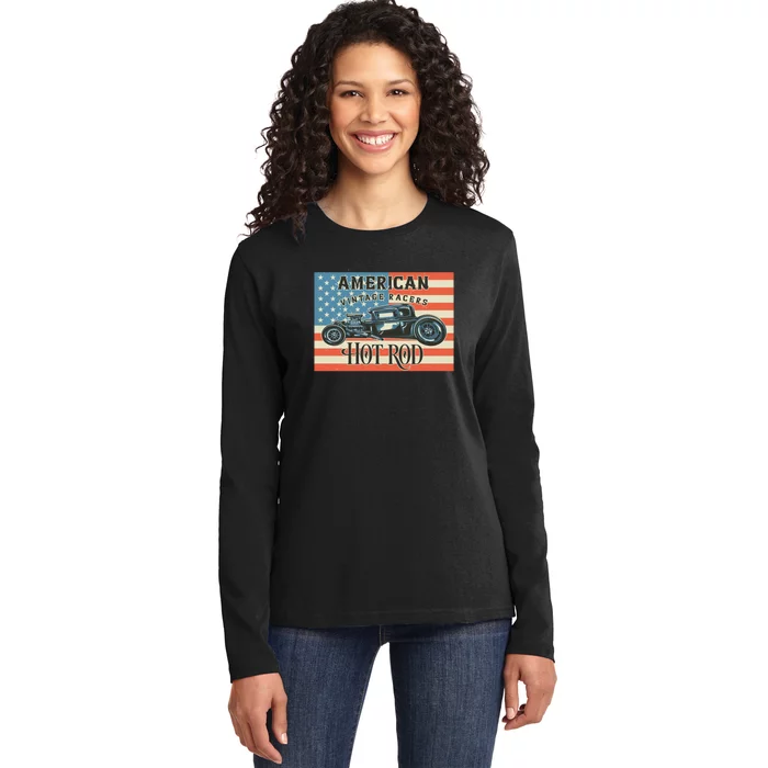 Hot Rod Ladies Long Sleeve Shirt