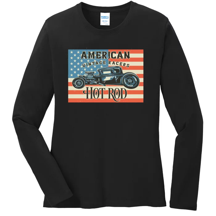 Hot Rod Ladies Long Sleeve Shirt