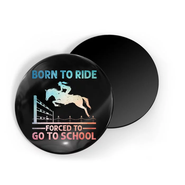 Horse Racing Horse Lover Equestrian Magnet