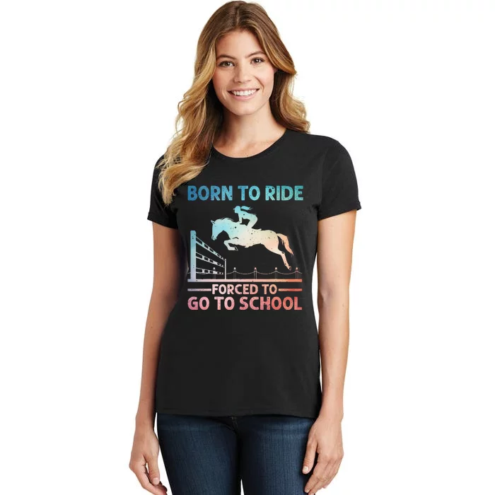 Horse Racing Horse Lover Equestrian Women's T-Shirt