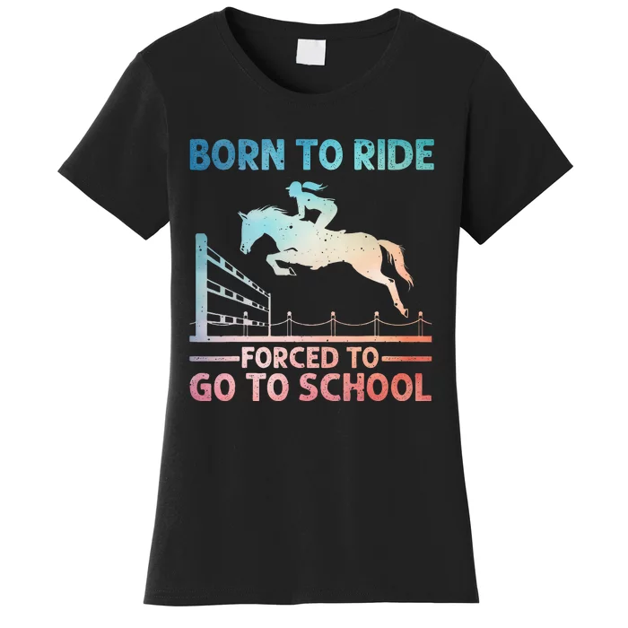 Horse Racing Horse Lover Equestrian Women's T-Shirt