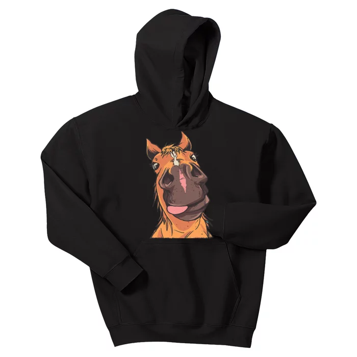 Horse Riding Kids Hoodie