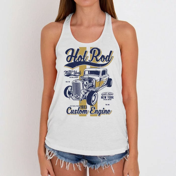 Hot Rod Women's Knotted Racerback Tank