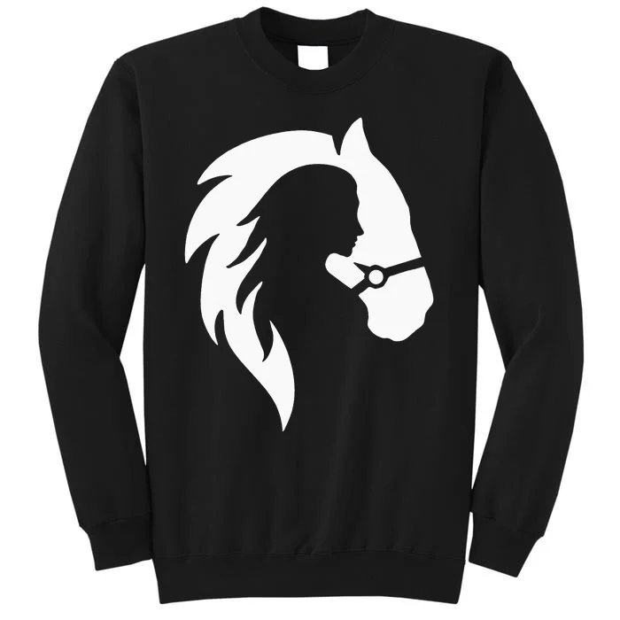 Horse Riding Horse Riding Horse Motif Love Lovers Sweatshirt