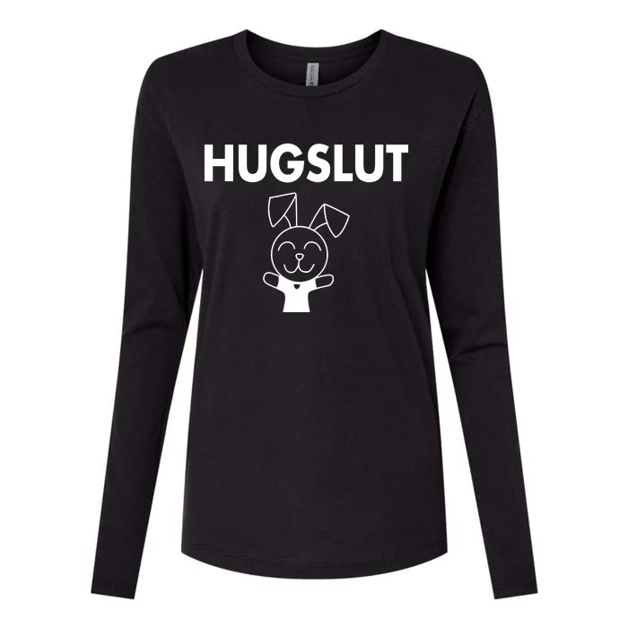 Hugslut Rabbit Womens Cotton Relaxed Long Sleeve T-Shirt